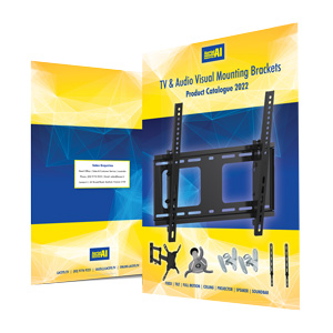 Aerial Industries TV & Audio Visual Mounting Brackets Product Catalogue Thumbnail for Download | Laceys.tv
