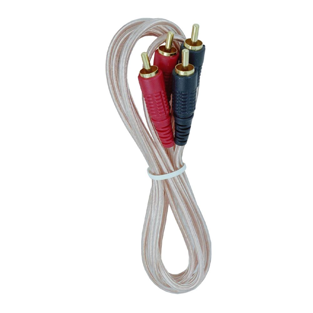 Lead Gold Plated x2 RCA Male to x2 RCA Male AV 1.8 Metres