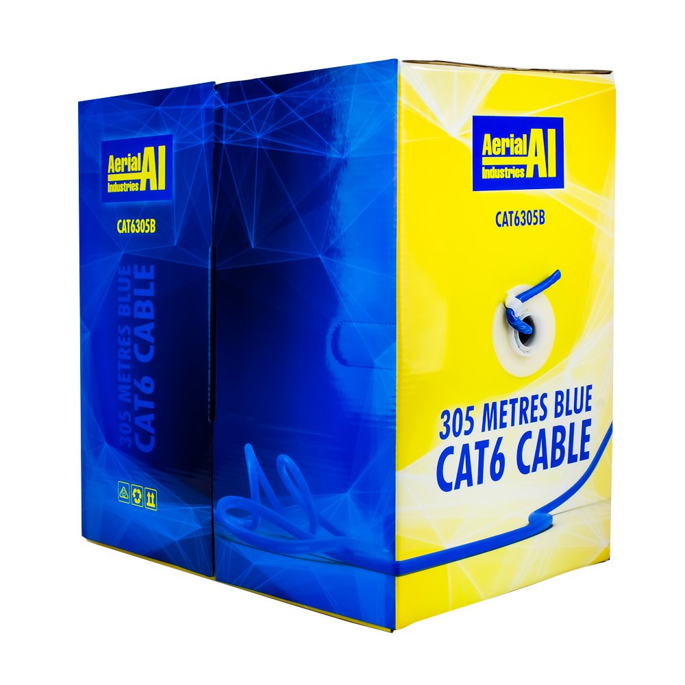 CAT6 UTP Cable 305 Metres Blue