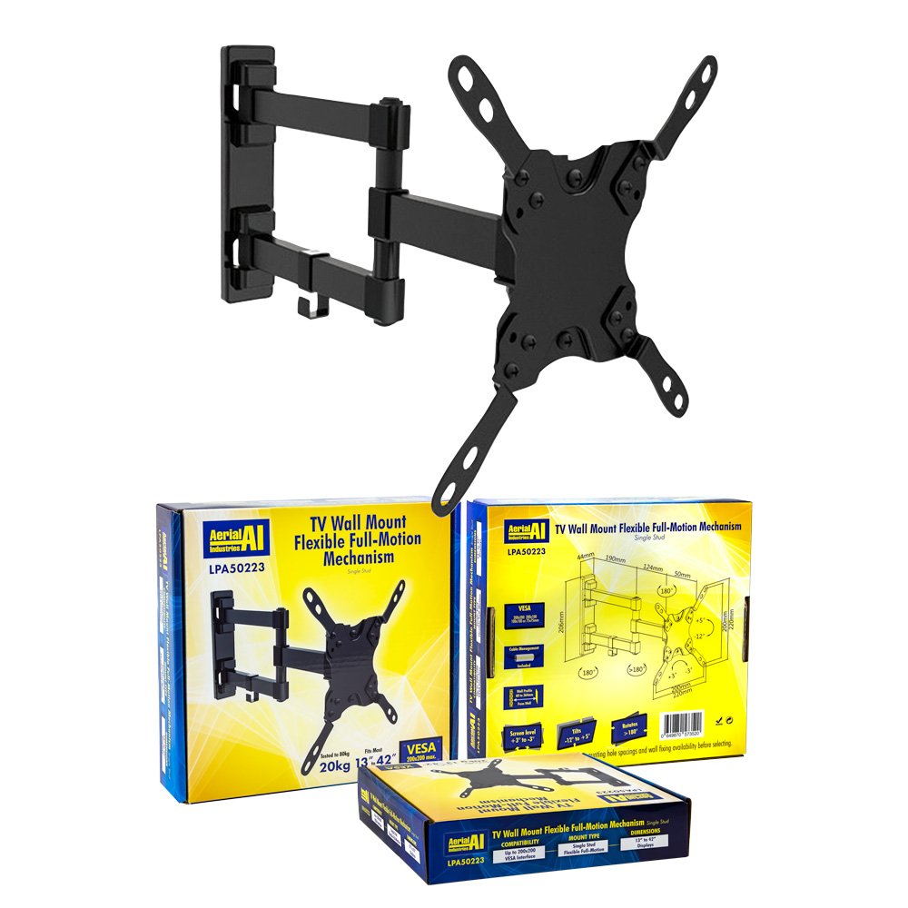 TV Wall Mount Bracket FIXED VESA 200x200 Flush 23-42 In 13mm Deep to 25kg -  TV Brackets, Fixed TV Mounting Brackets - PRODUCT DETAIL - Laceys.tv