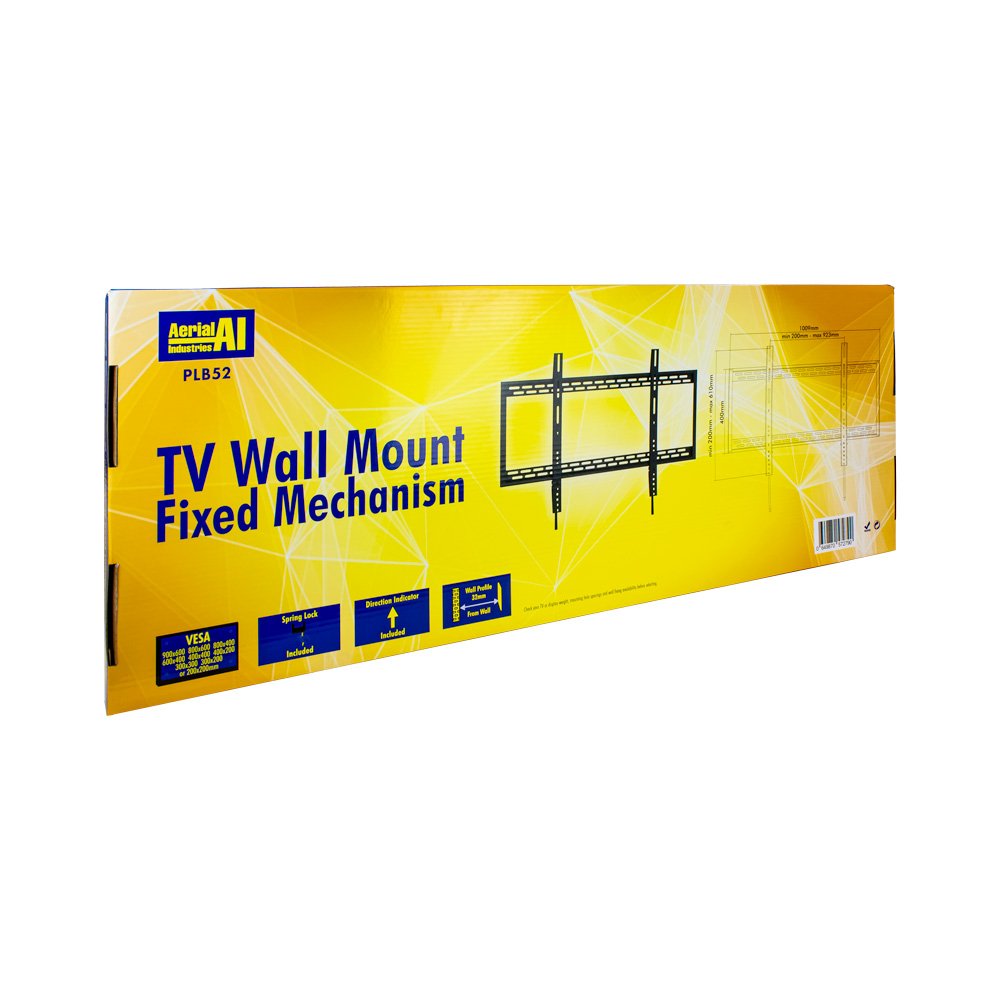 TV Wall Mount Bracket FIXED VESA 400x400 32-83 Inch to kg Profile 22mm - TV  Brackets, Fixed TV Mounting Brackets - PRODUCT DETAIL - Laceys.tv