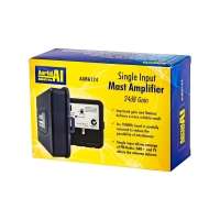 Masthead Amplifier 1 Input 24dB Gain 88-694MHz 12V DC Lte Filter