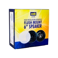 Flush Mount Speaker 6 Inch 50 Watt Pair AERIAL INDUSTRIES