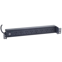 Data Cabinet 19 Inch 8 Outlet Recessed Power Rail