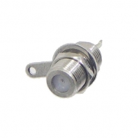 F Connector F Female Buck Head with Washer and Nut Solder Type