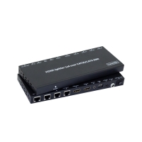 HDMI Splitter Extender 4 Way CATX 50 Metres Transmitter with Loopthrough IR AI