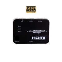 HDMI Switch 3 Inputs 1 Output 4K