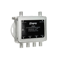 Satellite Multiswitch 2 in 4 Out 950 to 2150MHz Foxtel Approved F31104 KINGRAY - Click for more info