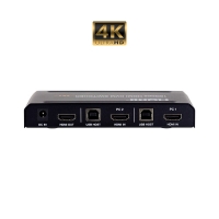 KVM Switch HDMI 2.0 2 In 1 Out USB 4 In 2 Out 4K 18Gbps