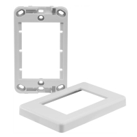 Modular Wall Plate Master Frame for All Module Inserts