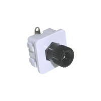 Wall Plate Mechanism Binding Post Plastic Black - Click for more info