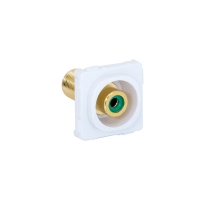 Wall Plate Mechanism Premium RCA - F Green - Click for more info