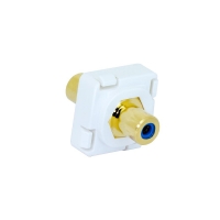 Wall Plate Mechanism Premium RCA - RCA Blue - Click for more info