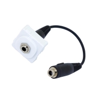 Wall Plate Mechanism 3.5mm STEREO Insert CLIPSAL Type - Click for more info