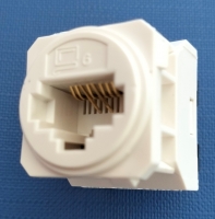 Wall Plate Mechanism Legrand CAT6 White - Click for more info