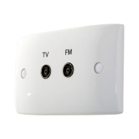 Wall Plate PAL TV and PAL FM Outlets